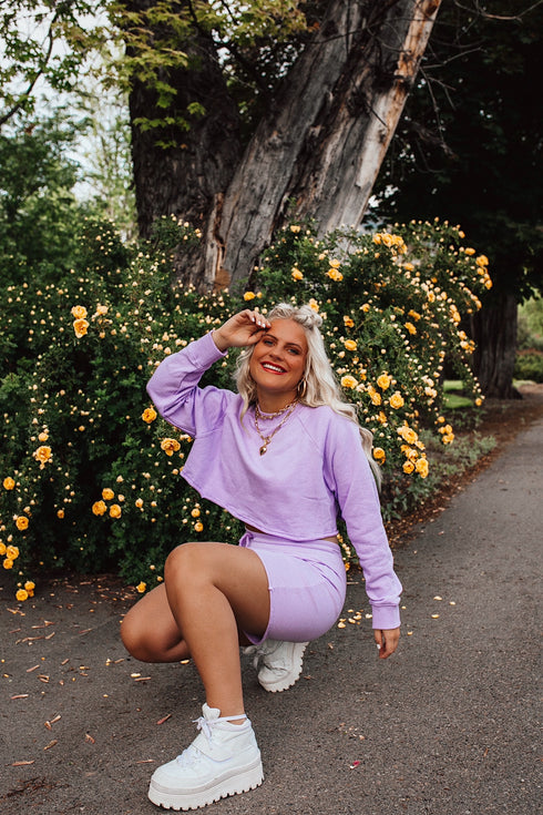 Summer Sundays Short// Lilac *RESTOCKED*